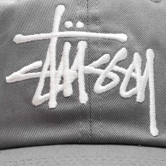 Big Basic Vintage Cap - Steel Grey