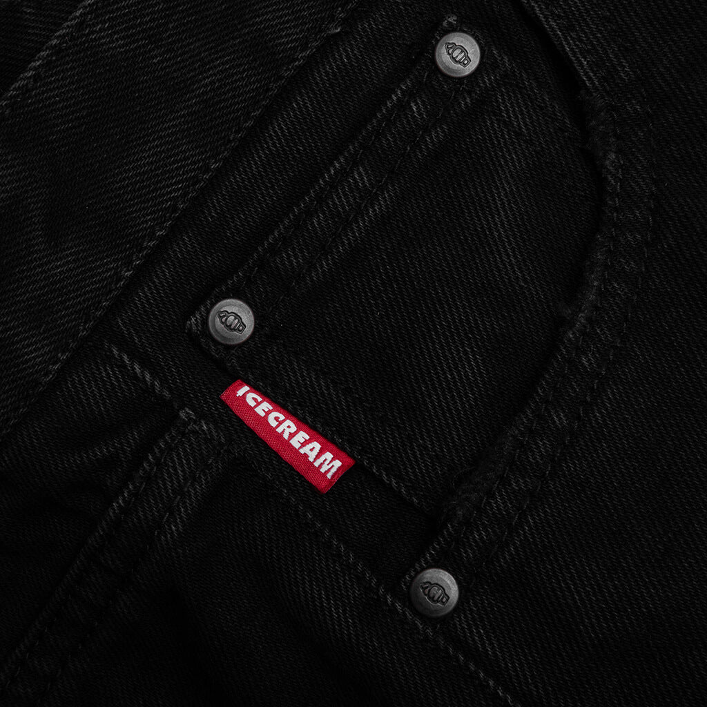 Big Black Jean Vanilla Fit Shorts - Black Caramel