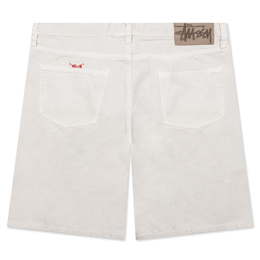 Big OL Shorts Washed Canvas - Vintage Natural