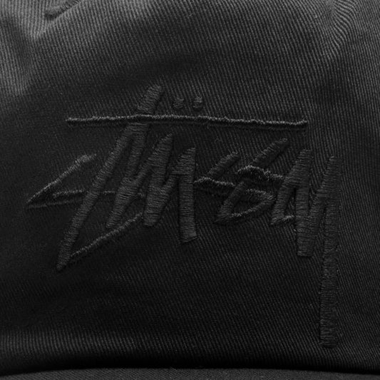 Big Stock Mid Depth Cap - Black