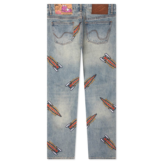 Strawberry Fit Blast Off Jeans - Hot Fudge