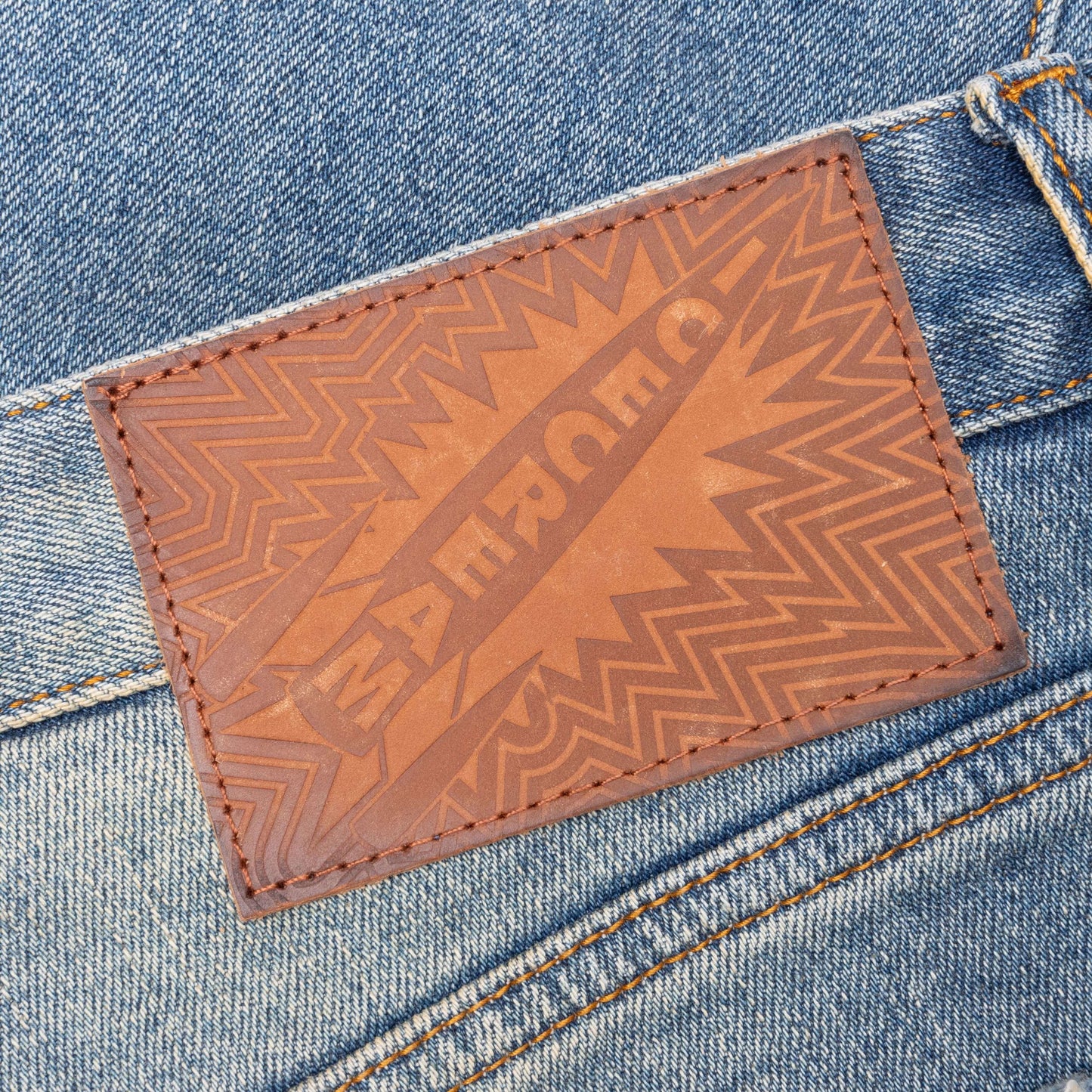 Blue Patch Chocolate Fit Jeans - Gelatto
