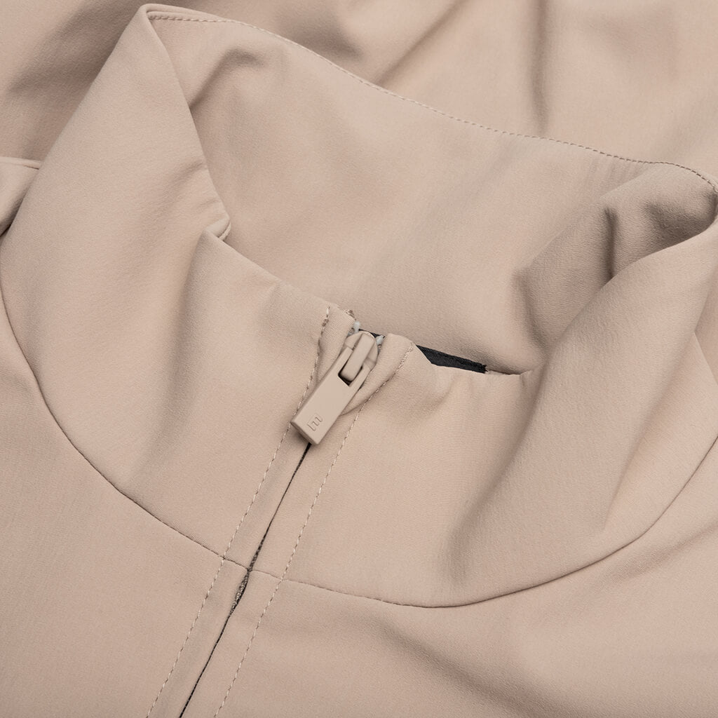 Bonded Nylon Bomber Jacket - Desert Sand