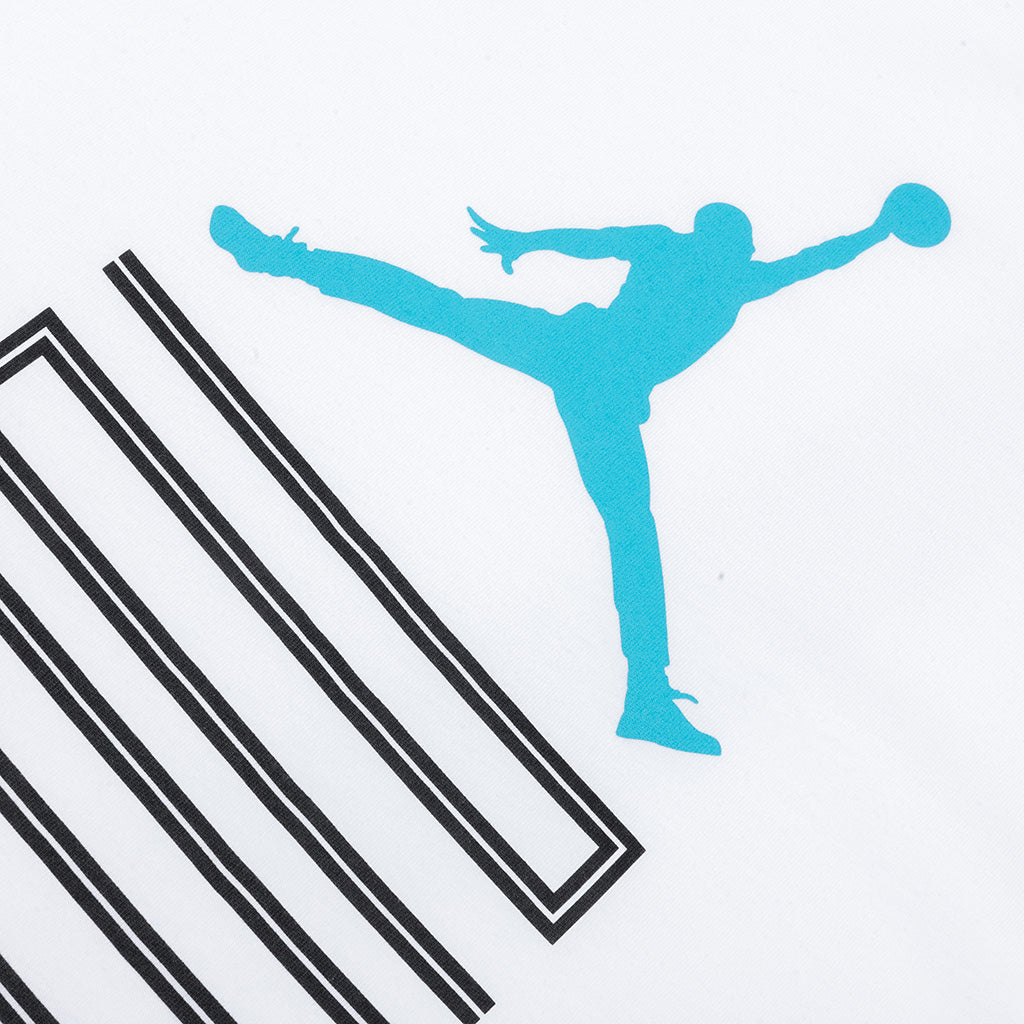 Brooklyn AJ11 Graphic L/S Tee - White