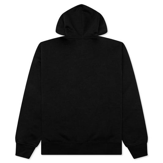 Brooklyn Fleece Full-Zip Hoodie - Black/White