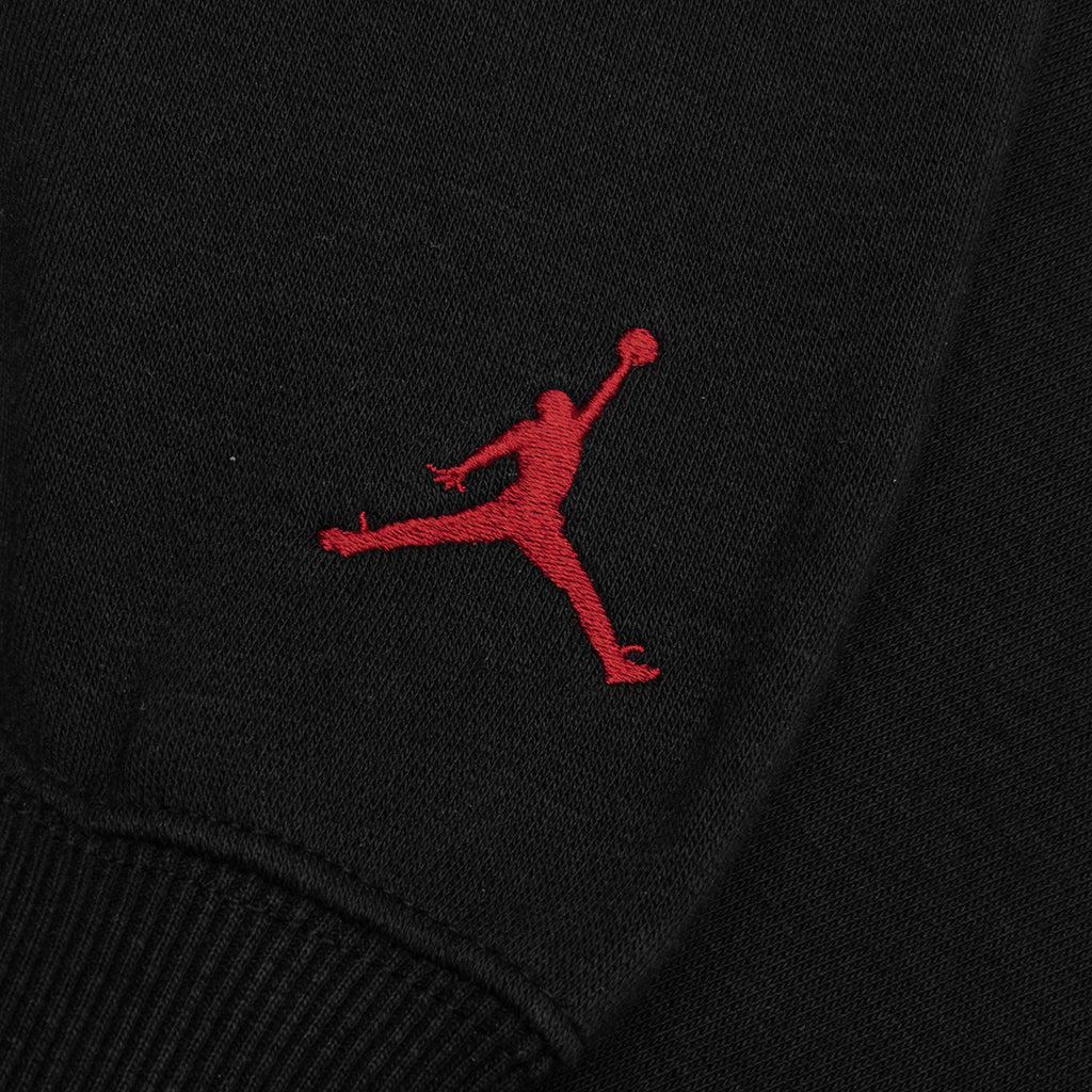 Brooklyn Holiday Fleece Crewneck - Black/Gym Red