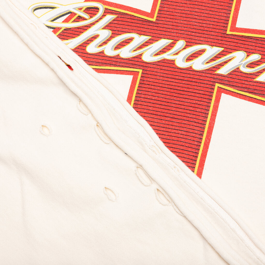 Budweiserria Destroyed Buffalo Tee - Off White