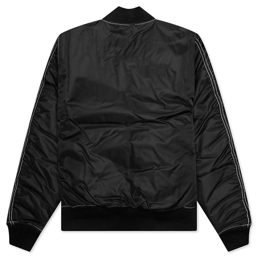 Built Bomber Jacket - Black