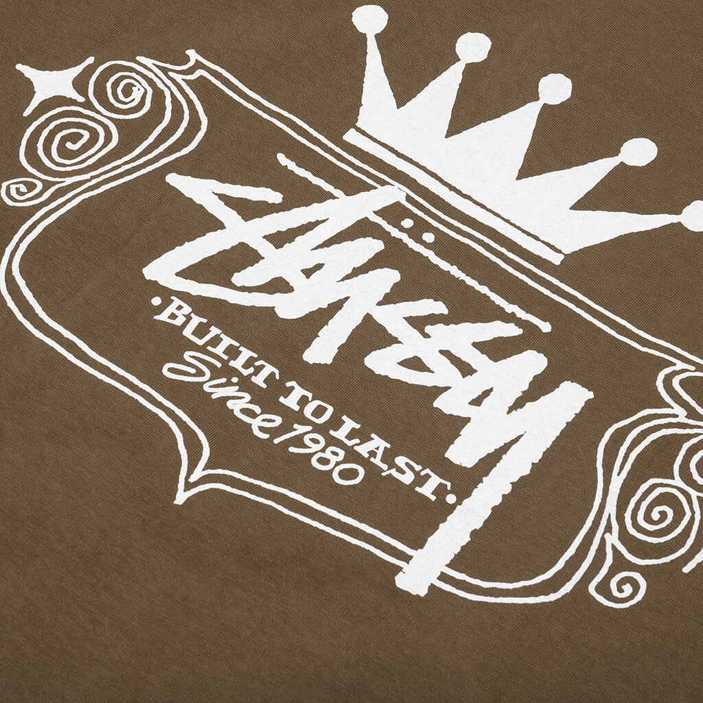 Built To Last Pig. Dyed Tee - Brown