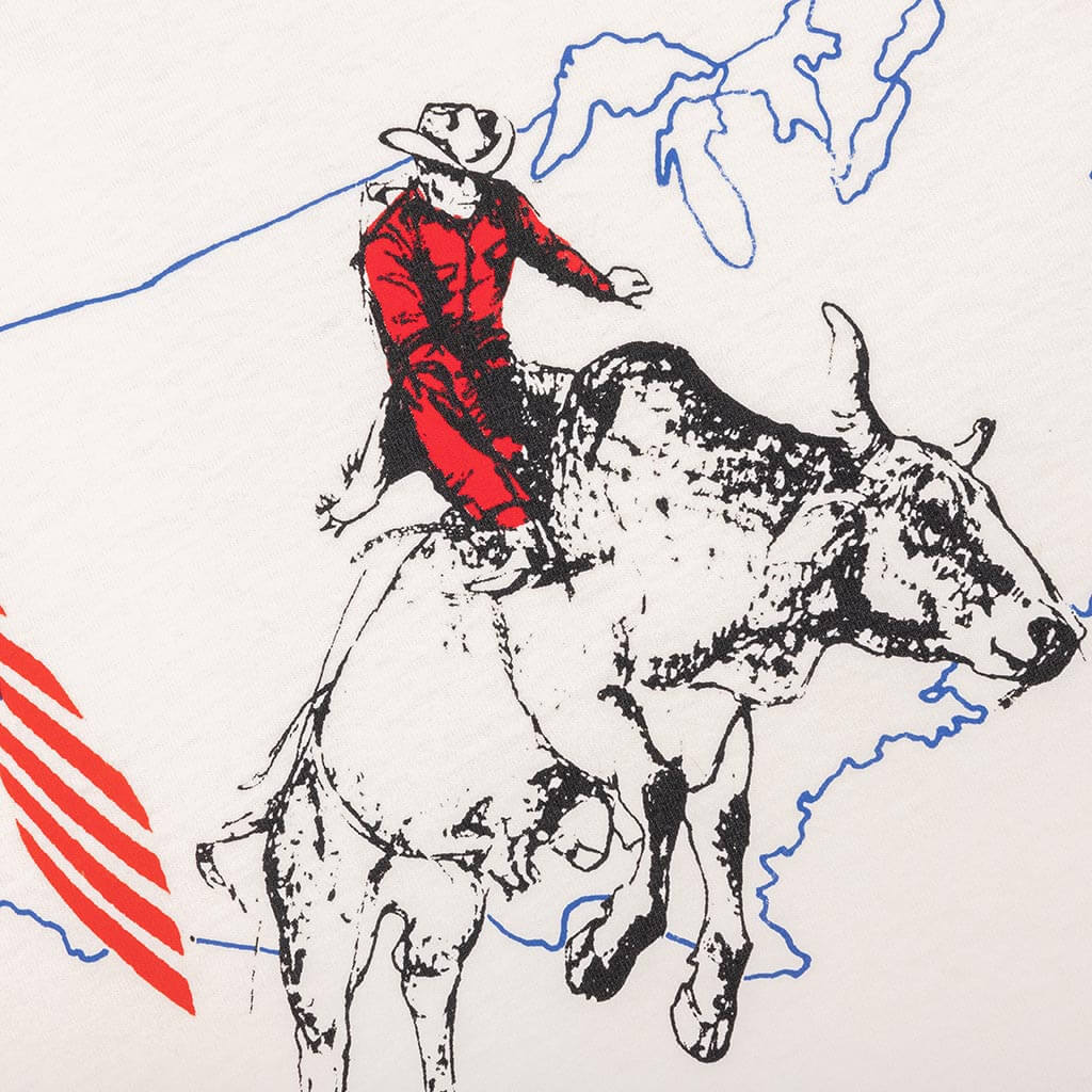 Bullrider USA Tee - Bone