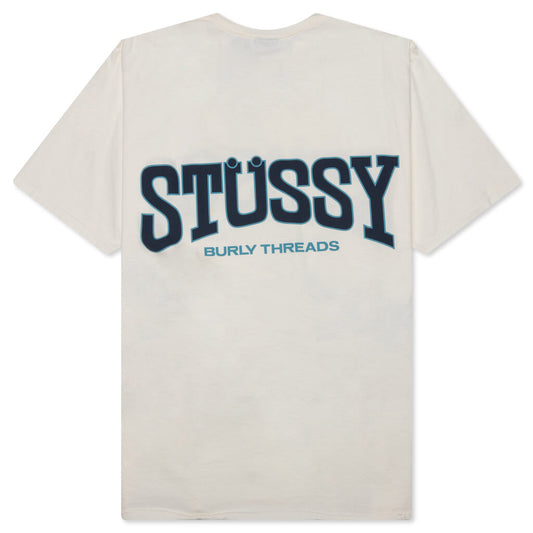 Burly Threads Pig. Dyed Tee - Natural