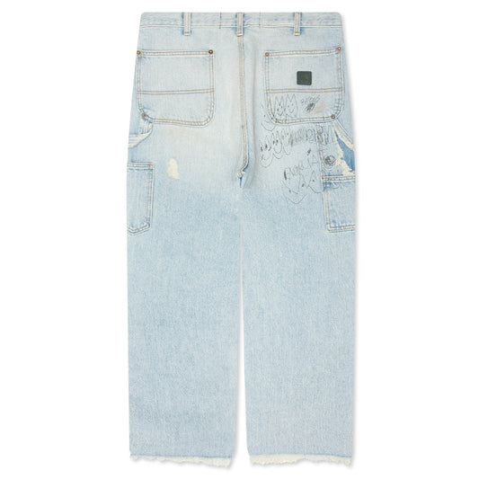Busted Double Knee Jean - Denim
