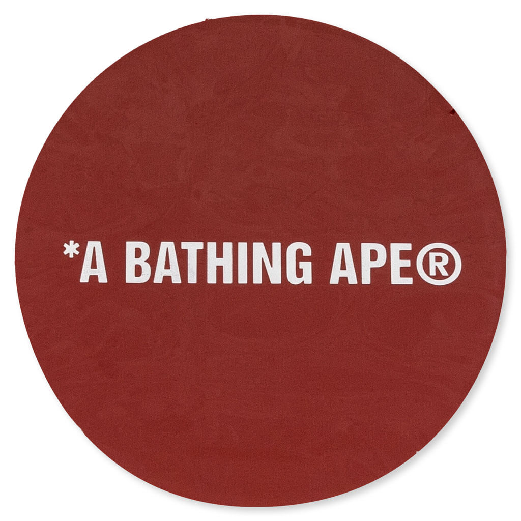 ABC Camo Busy Works Rubber Coaster - Red