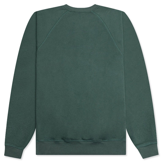 Building Block Logo Crewneck Sweatshirt - Green