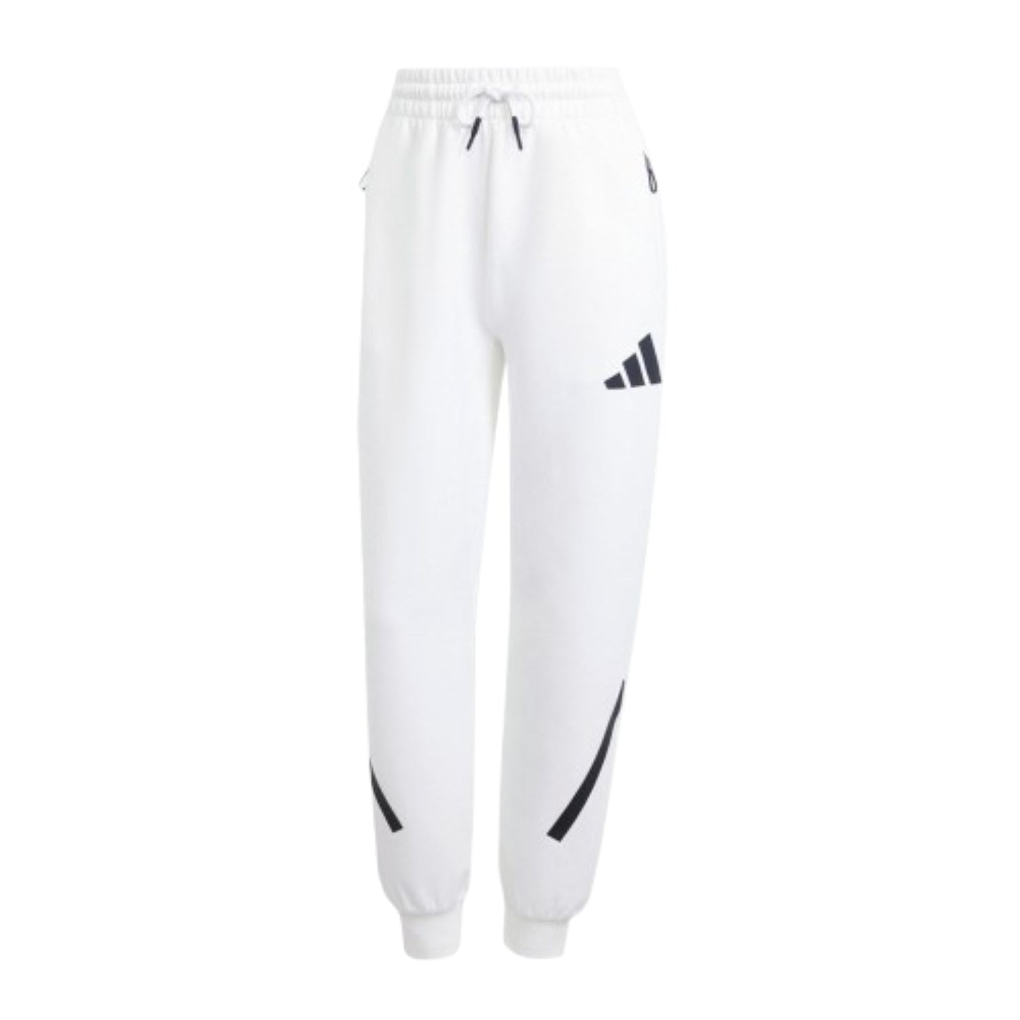(WMNS) adidas Z.N.E. Pants Asia Sizing 'White Black' JE7843