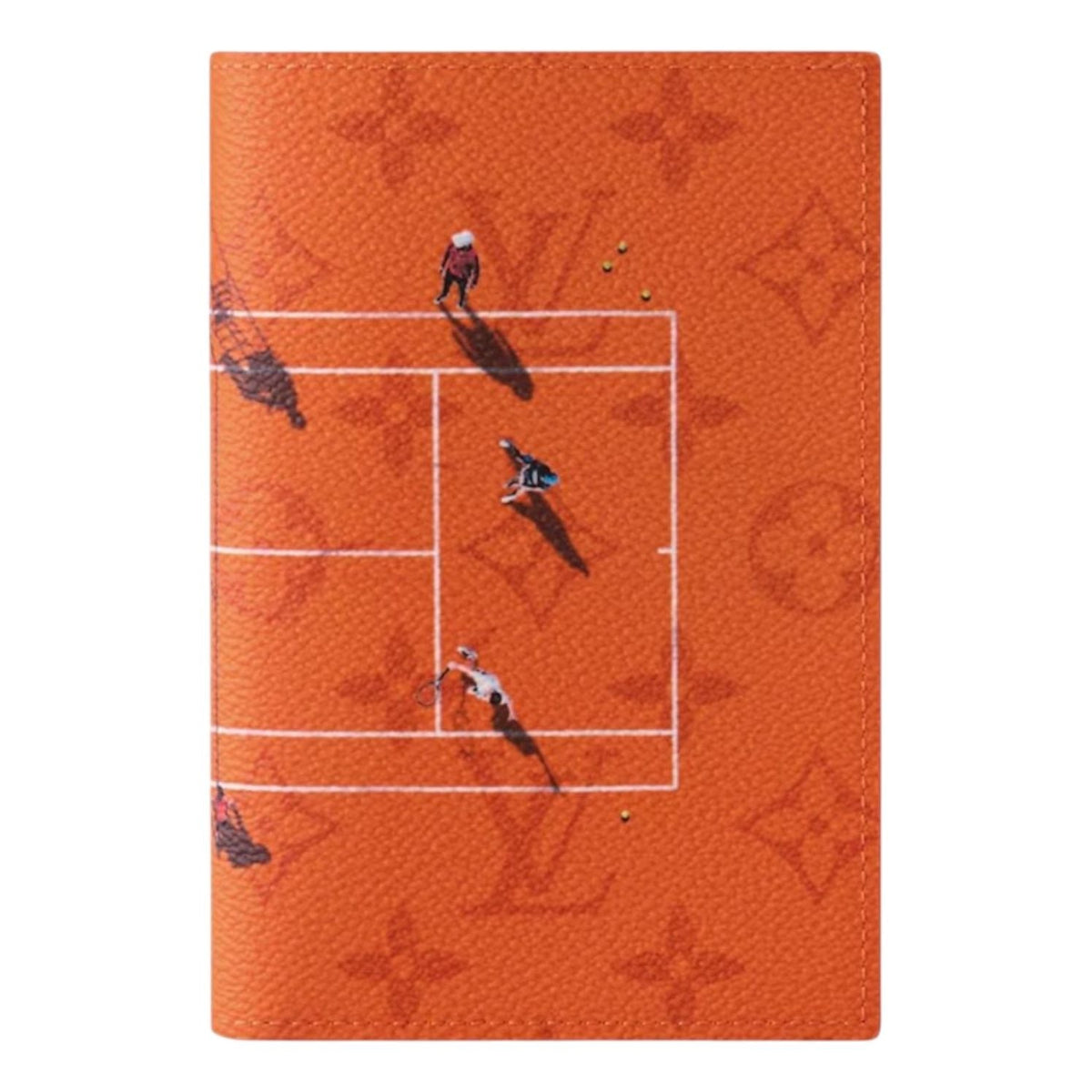 LOUIS VUITTON Tennis Passport Cover 'Brick Red' M14877