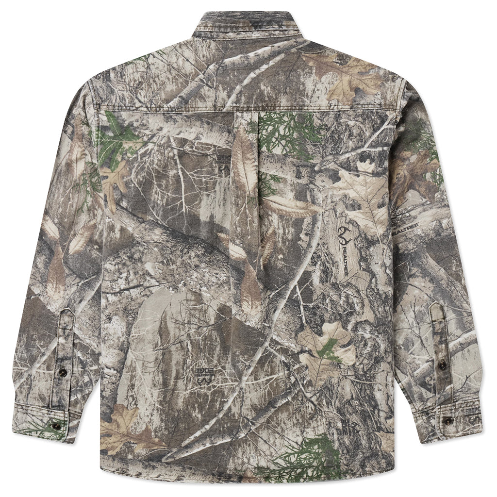 Camo Button Down Shirt - Camo
