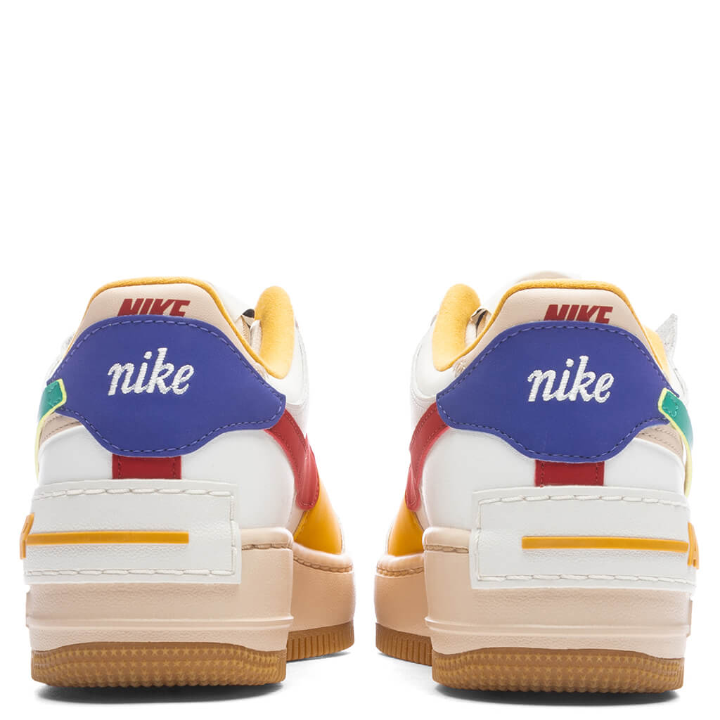 Women's Air Force 1 Shadow - Summit White/Neptune Green/Yellow
