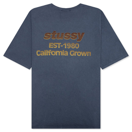 California Grown Pigment Dyed Tee - Navy