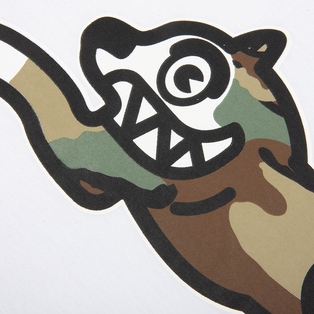 Camo Dog S/S Tee - White