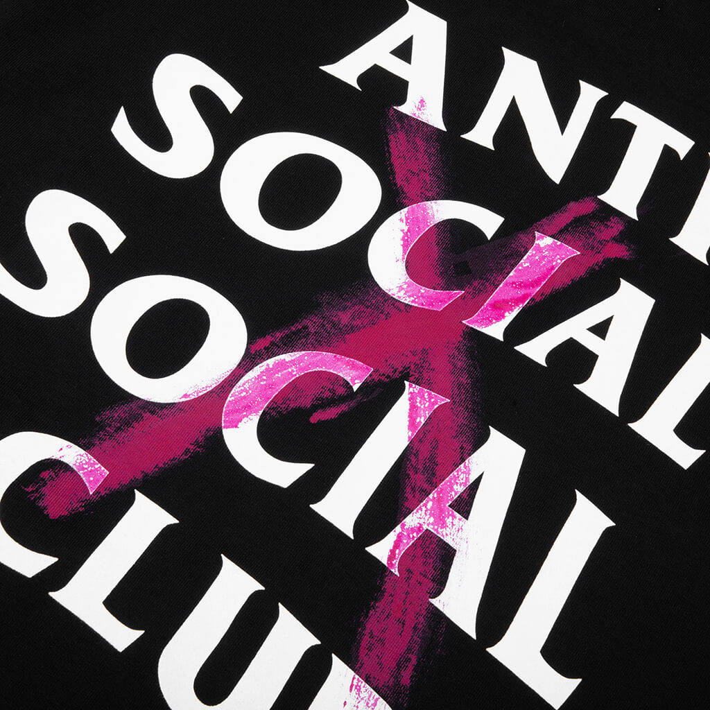 'Cancelled' Hand Painted Hoodie - Black