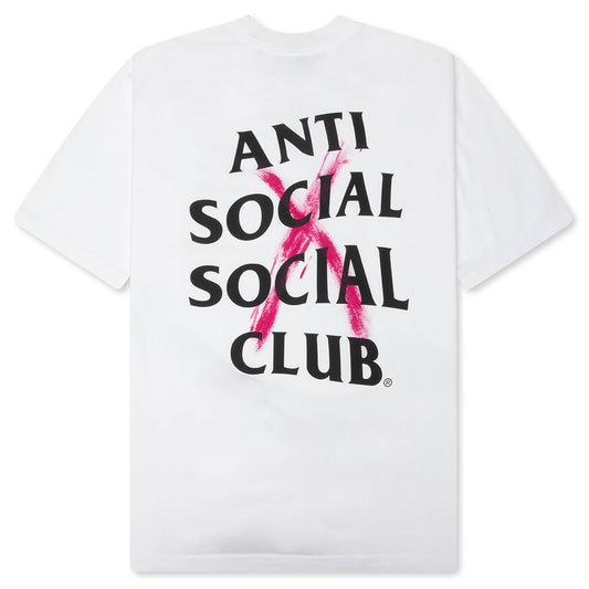 'Cancelled' Hand Painted Tee - White
