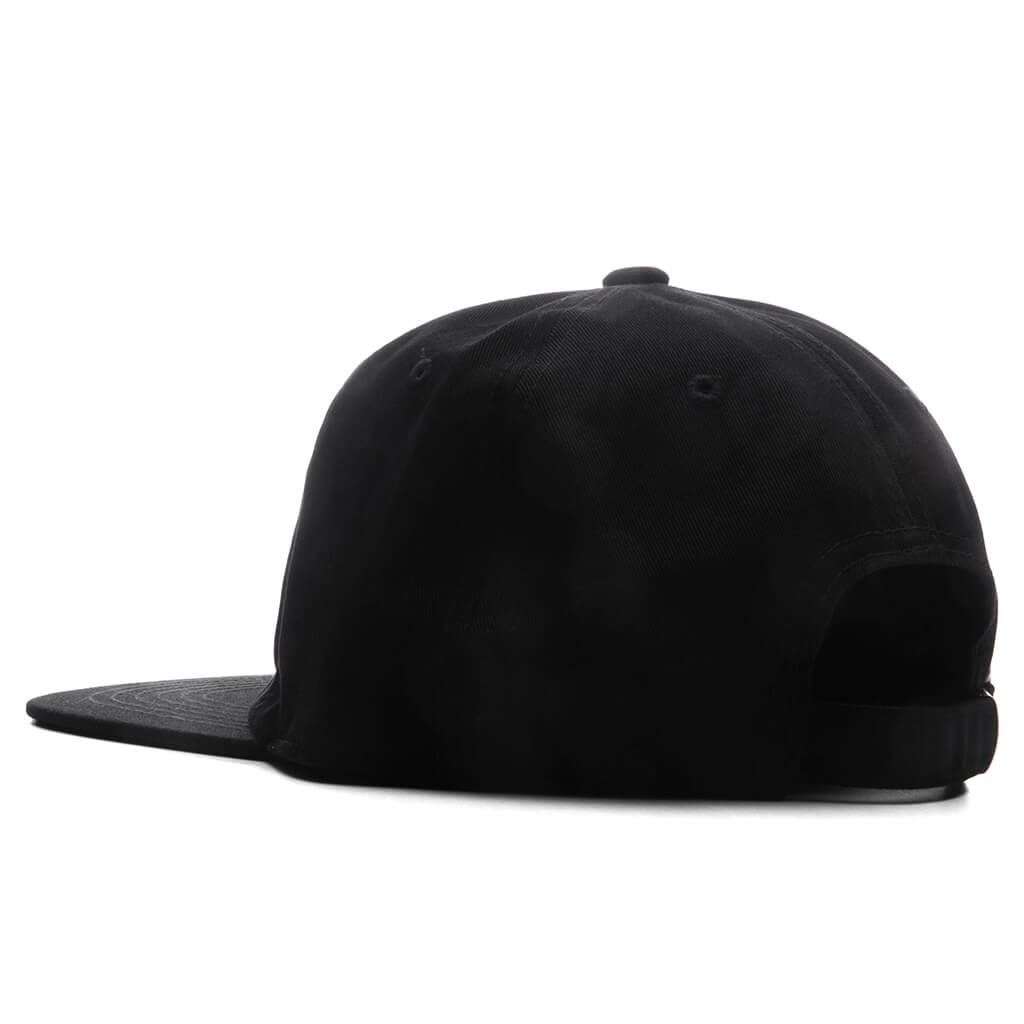 'Cancelled' Paint Snapback - Black