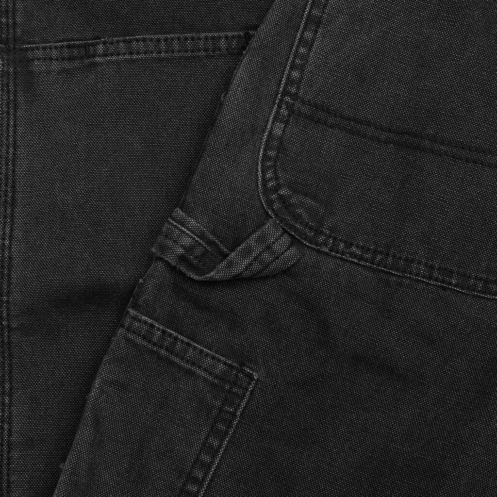Canvas Double Knee Work Pant - Black