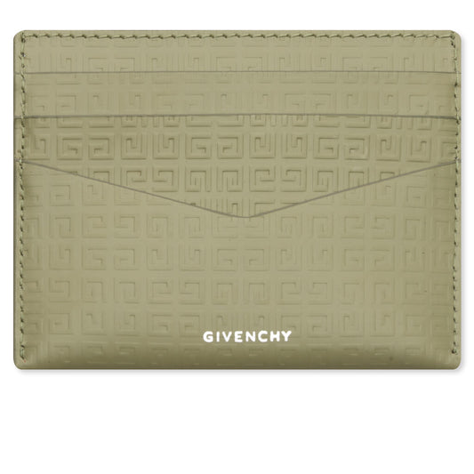 Card Holder in Classic 4G Leather - Khaki