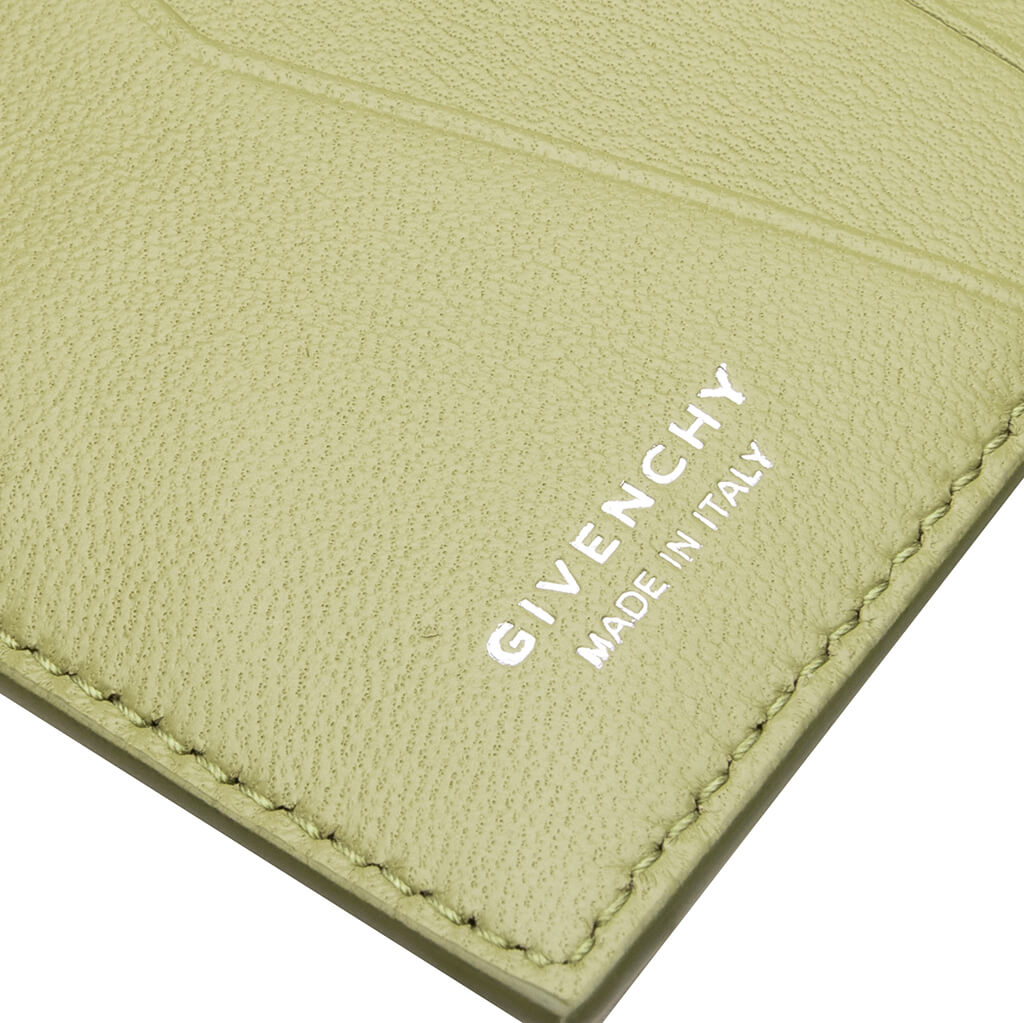 Card Holder in 4G Micro Leather - Khaki