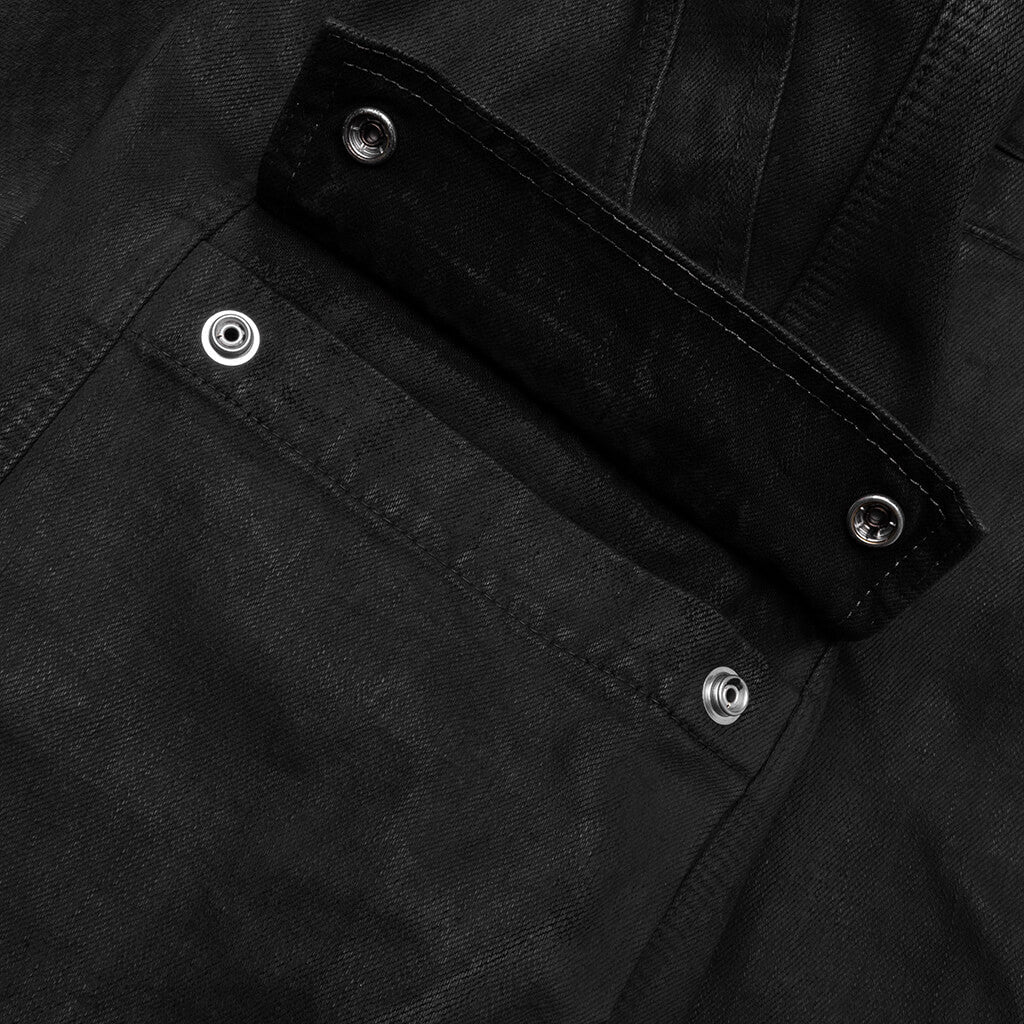 Cargobela Denim Shorts - Black Wax