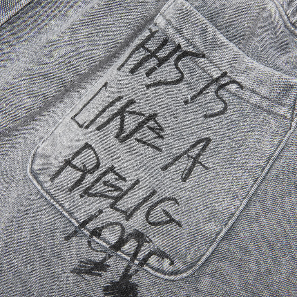 Carrying The Message Sweatshort - Gray