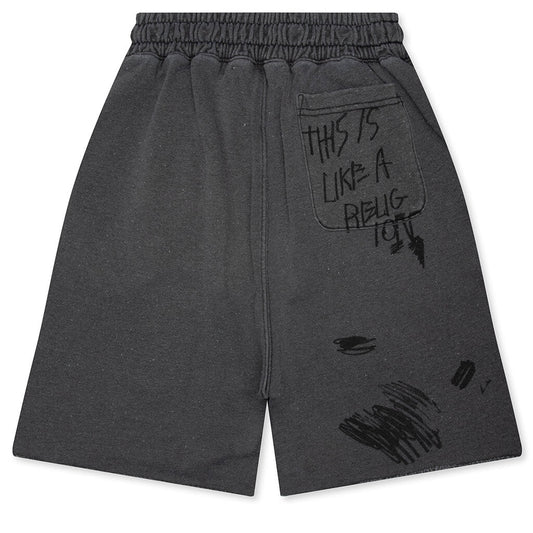 Carrying The Message Sweatshort - Vintage Black