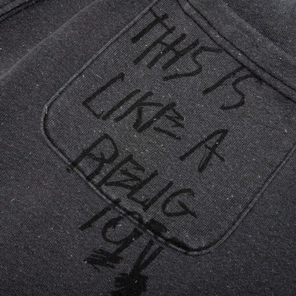 Carrying The Message Sweatshort - Vintage Black