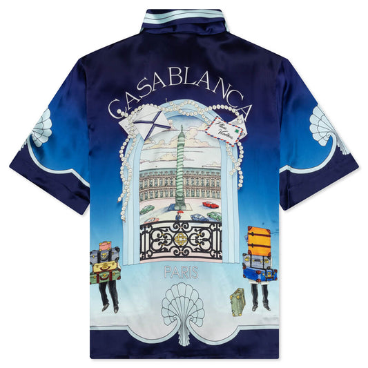 Cuban Collar S/S Shirt - Archway Place Vendome