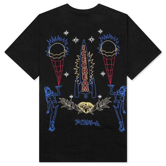 Chains S/S Oversized Tee - Black