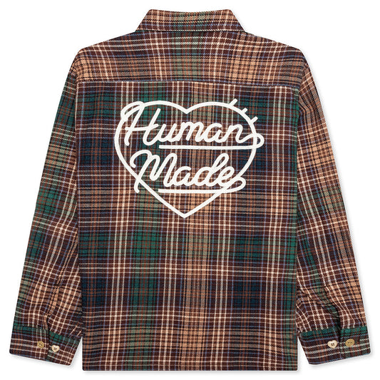 Check Shirt - Brown