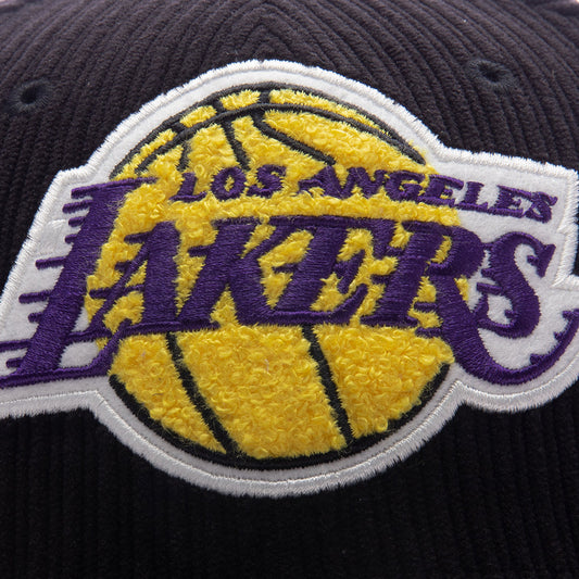 Chenille Pop 59FIFTY Fitted Hat - Los Angeles Lakers