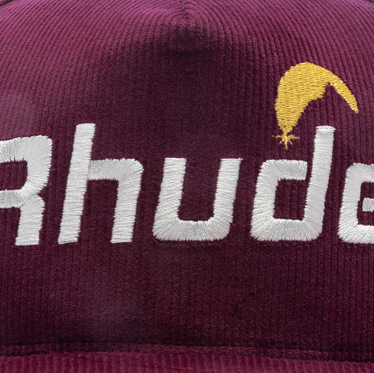 Cheval Corduroy Structure Hat - Maroon