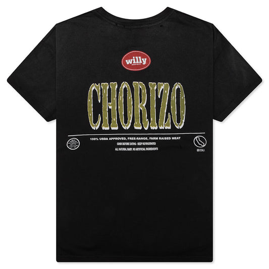Chorizo Destroyed Easy Tee - Washed Black