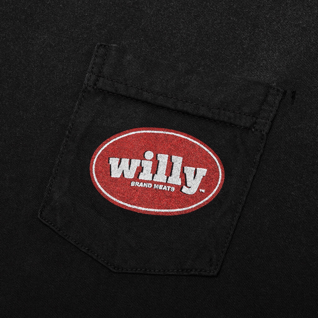 Chorizo Destroyed Easy Tee - Washed Black