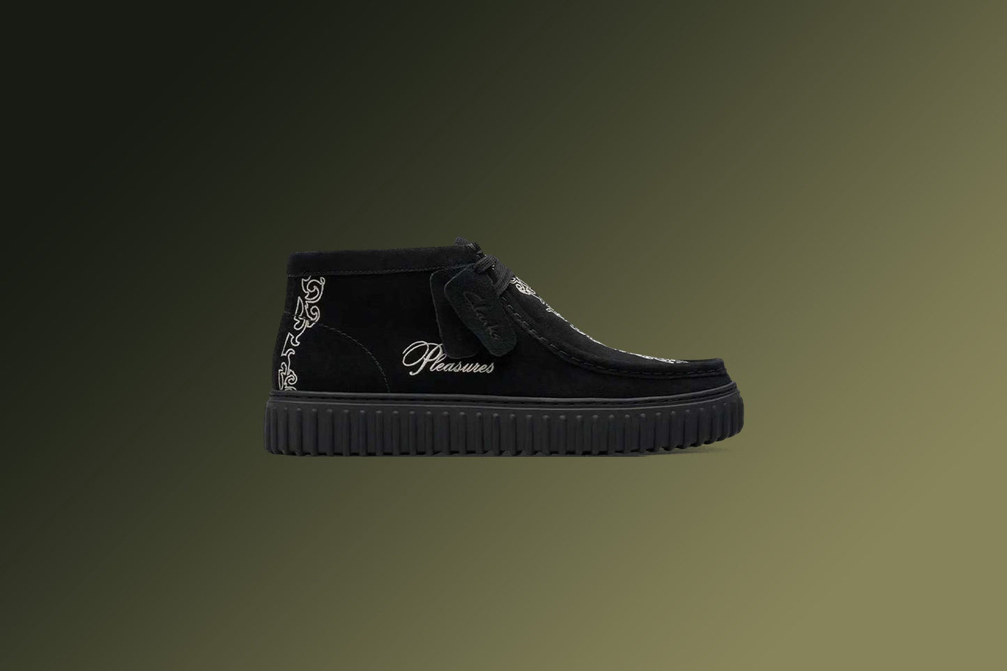 Clarks x Pleasures Torhill Woven - Black
