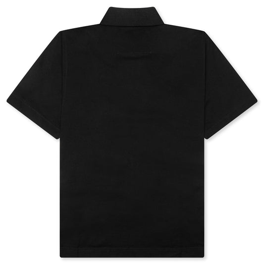 Polo in Cotton With 4G Detail - Black