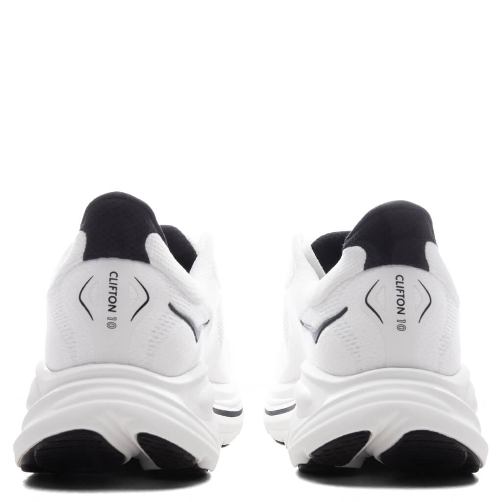 Clifton 10 - White/Black
