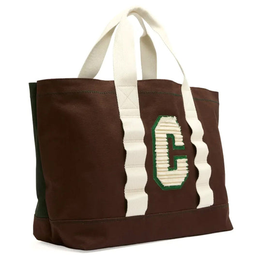 adidas Originals x CLOT Tote Bag by Edison Chen - Green Night/Dark Brown