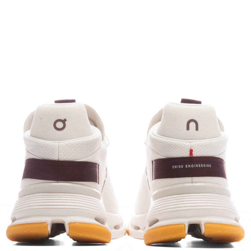 Cloudnova 2 - Ivory/Maroon