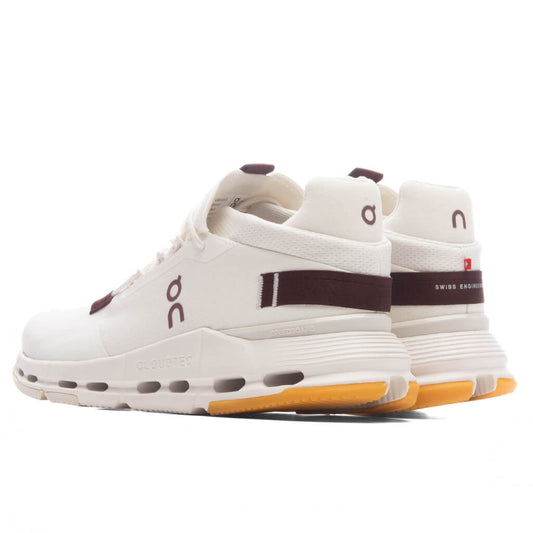 Cloudnova 2 - Ivory/Maroon