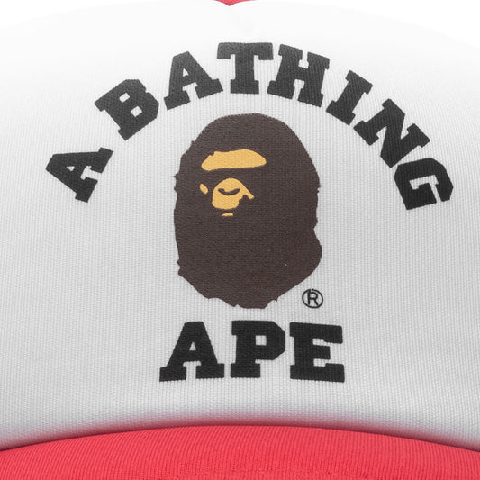 College Mesh Cap - Red