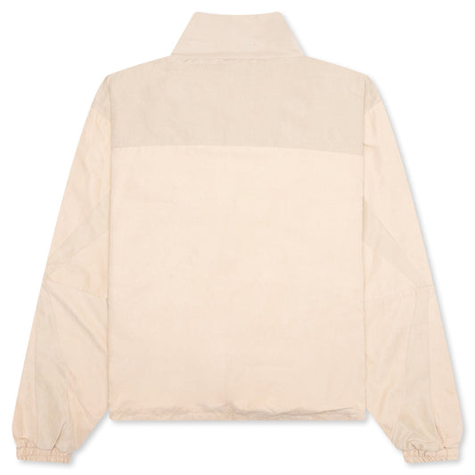 Color Block Full Zip - Tan