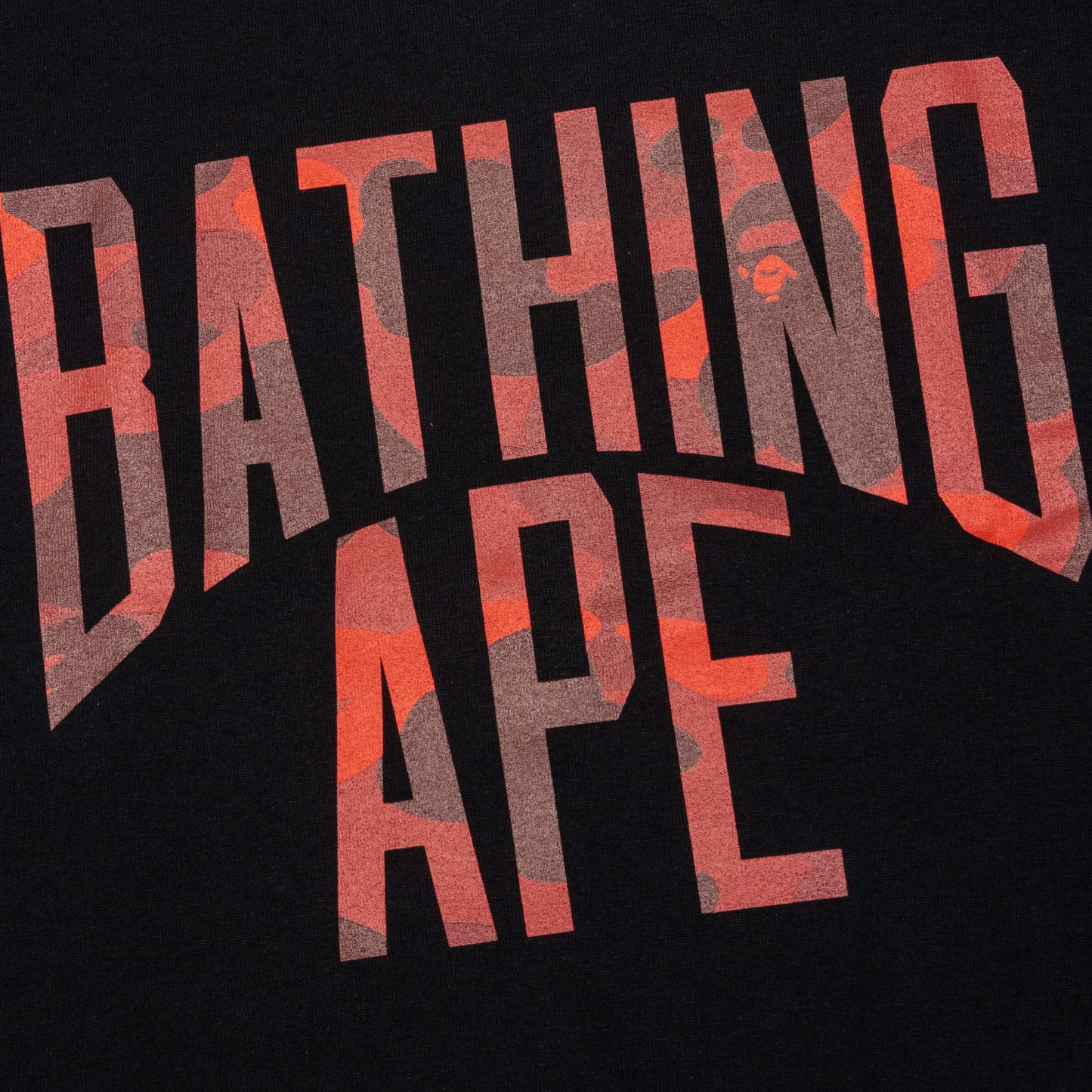 Color Camo Bathing Ape Tee - Black